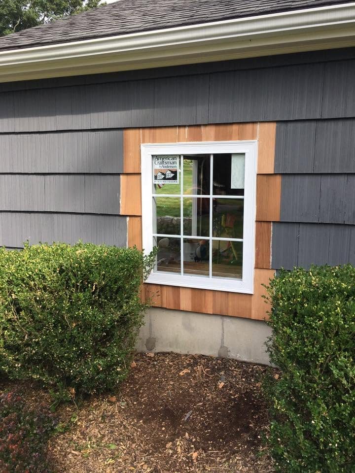 Window replacement and exterior trim work
